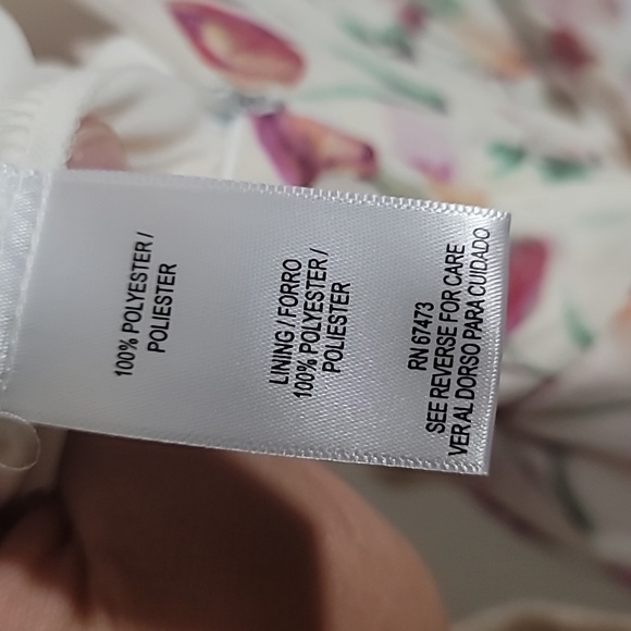 Danny & Nicole fully lined jumpsuit floral print Wide Leg - Picture 9 of 9